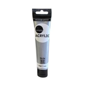 Farba akrylowa Daler-Rowney 75ml, Srebrna/Silver